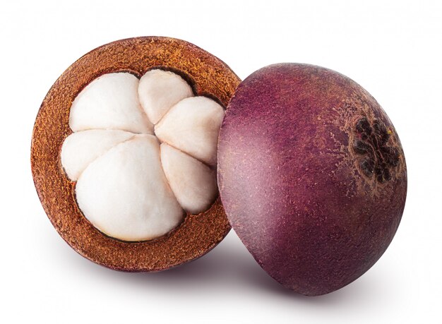 Mangosteen geïsoleerd