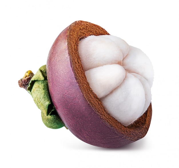 Mangosteen isolated 