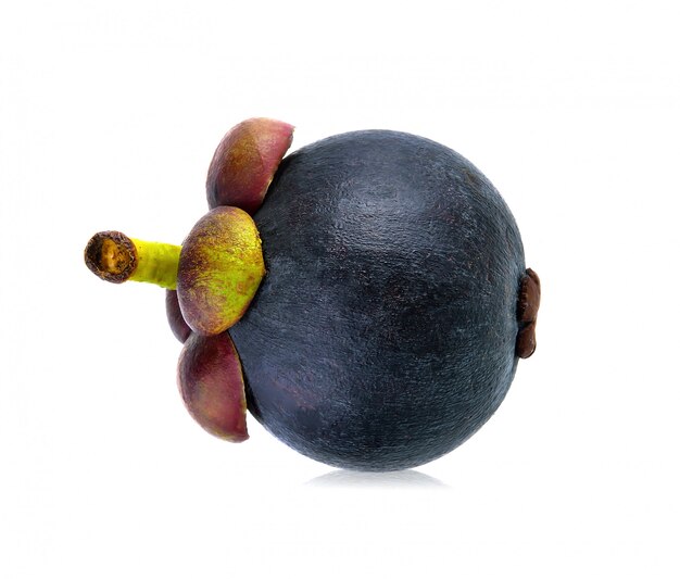 Photo mangosteen isolated