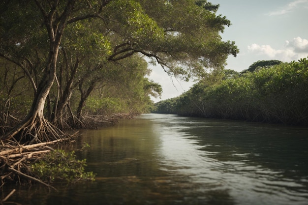 Mangrove Beach Scenery Landscape Photography