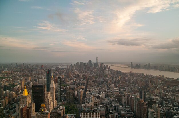 Manhattan New York Skyline view