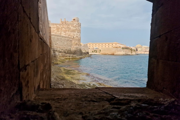 Maniace Castle in Siracuse Siracusa Italy