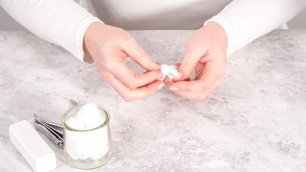 Manicure at home