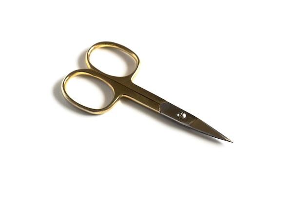 Manicure scissors isolated