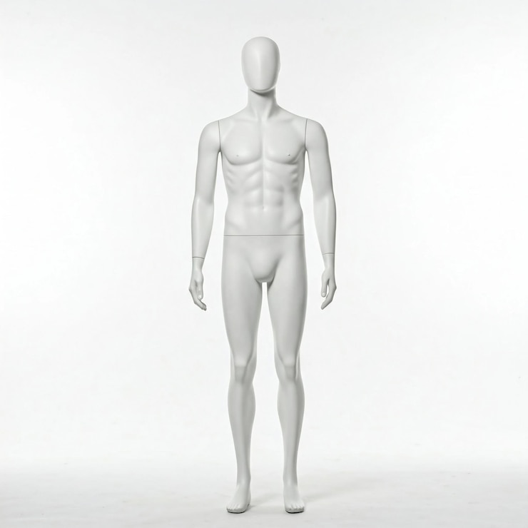 Foto mannelijk mannequin-displaymodel
