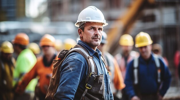 Foto mannen aan het werk