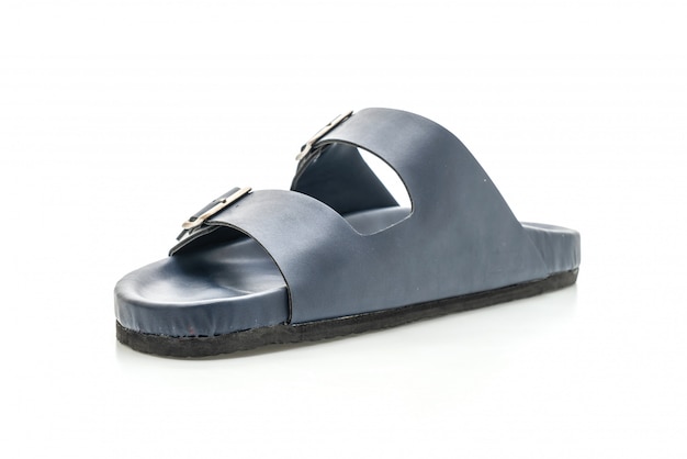 Mannen leren sandalen