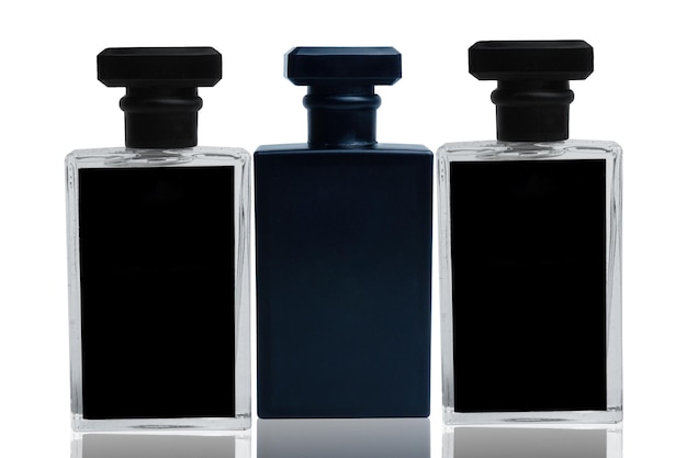 Mannen parfum geïsoleerd op een witte achtergrond