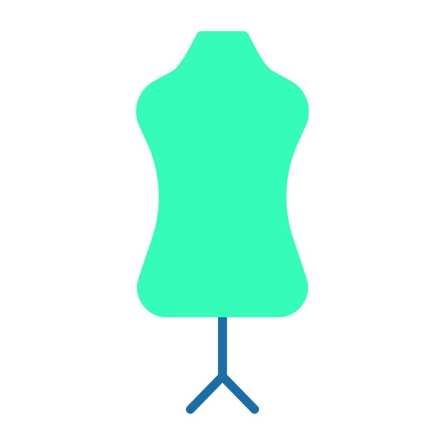 Photo mannequin flat illustration