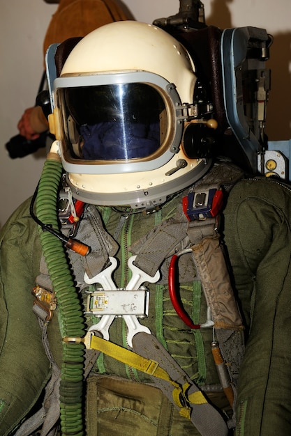 Photo mannequin in an  jumpsuit of a military pilot