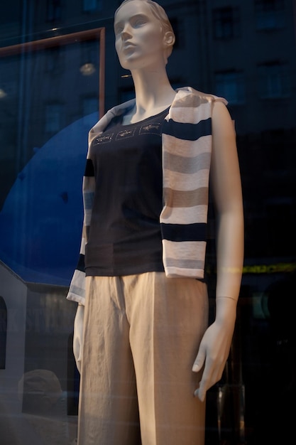 mannequin. No brandnames or copyright objects. close up