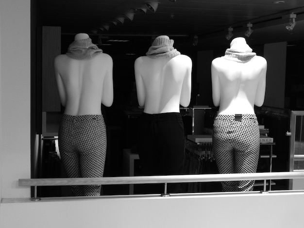 Mannequin in store