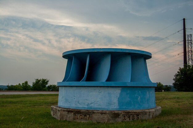 Photo mansfield dam turbine