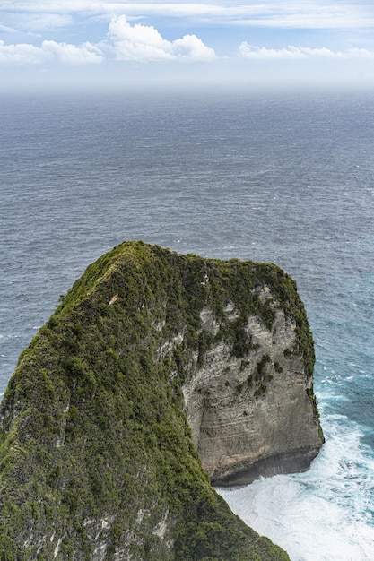 Manta Bay or Kelingking Beach on Nusa Penida Island, Bali, Indonesia.