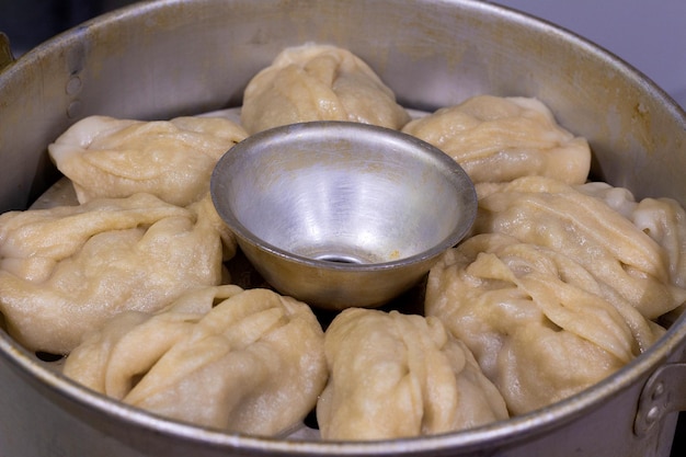 Mantas Dumplings Asian national dish for a couple