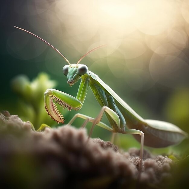 Mantis macro photography