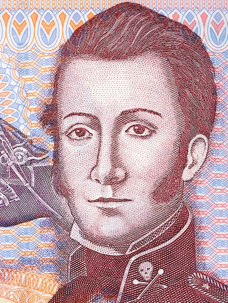 Manuel Rodriguez een portret van Chileens geld