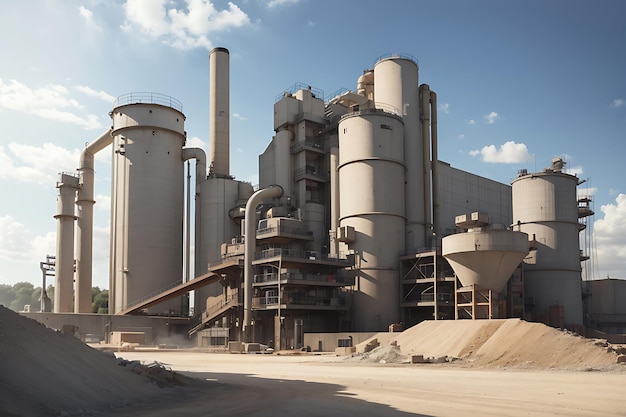 Photo manufacture of cement factory