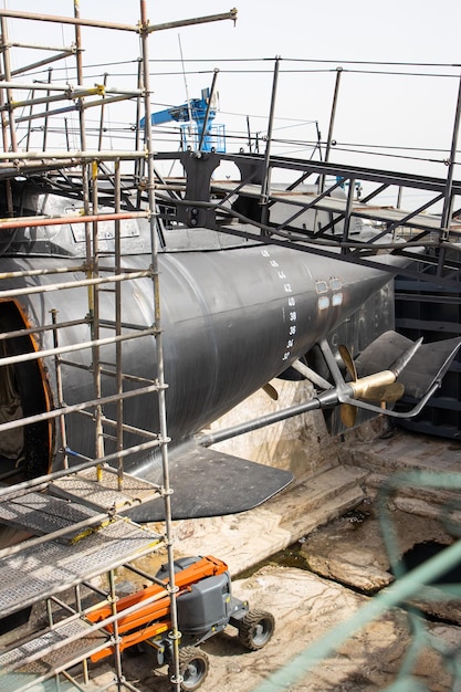 Manufacturing of dieselelectric submarine  construction of warship