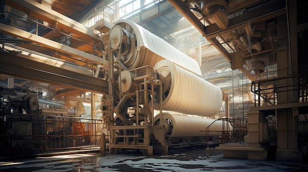 Manufacturing machine paper mill