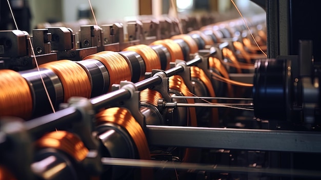 Manufacturing process of copper wires and cables