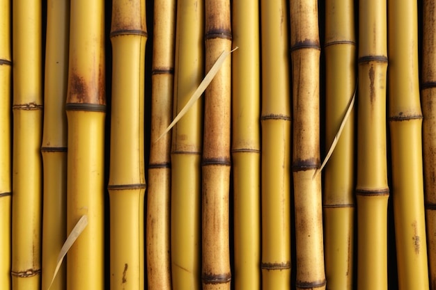 Many bamboo stalks on background generative ai