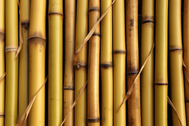 Many bamboo stalks on background generative ai