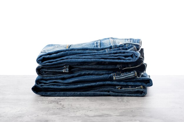 Foto molti jeans blu