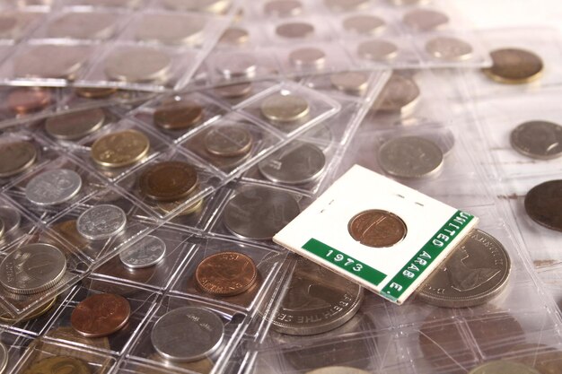 Many coins of different countries and the times of their use Numismatics Hobby