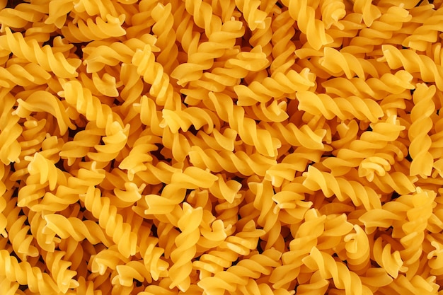 Photo many macaroni spirals