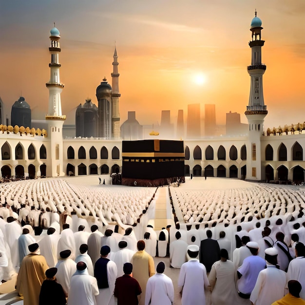 Many Muslims are performing Hajj in Saudi Arabia