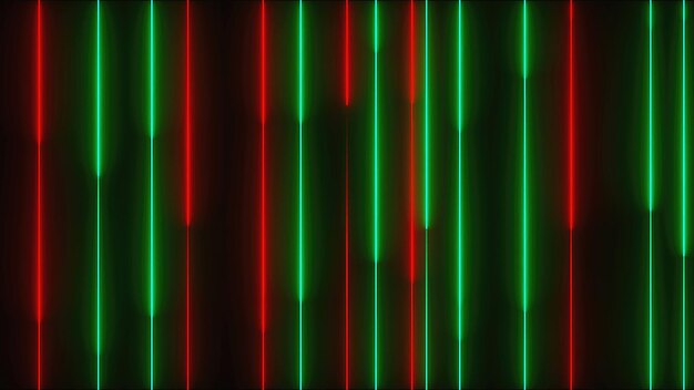 Many vertical neon lighting lines abstract computer generated backdrop 3D render