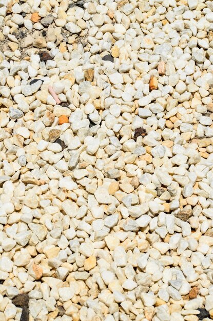 Many White Small Rocks Stones Texture Background