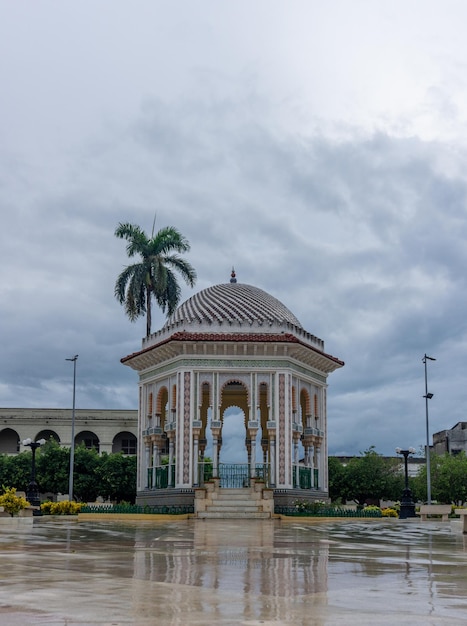 manzanillo granma city park in cuba, emblematic roundabout unique in the world