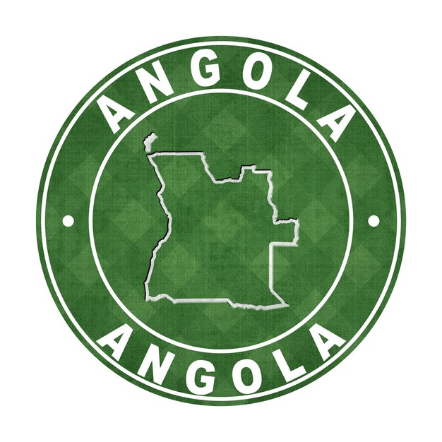 Map of Angola Football Field Clipping Path