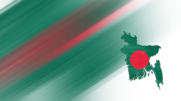Premium Vector | Glowing red bangladesh map on dark background