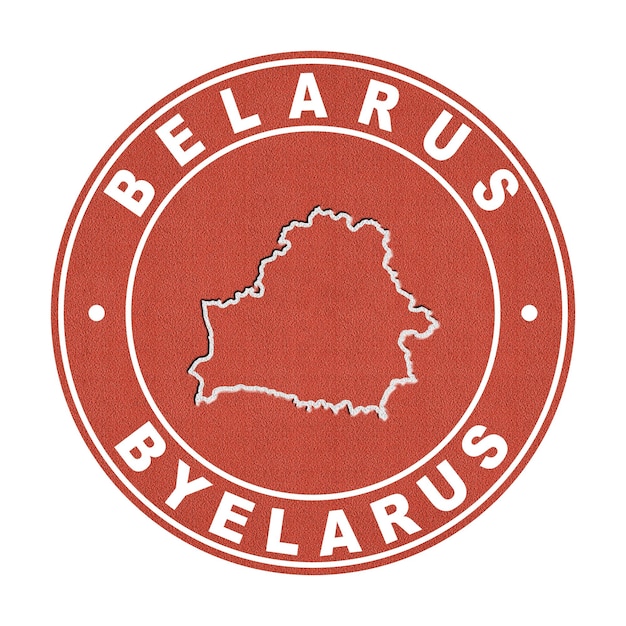 Map of Belarus Tennis Court Clipping Path