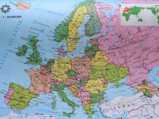 map of the entire european continent