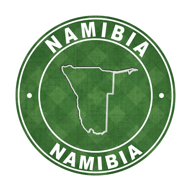 Map of Namibia Football Field Clipping Path