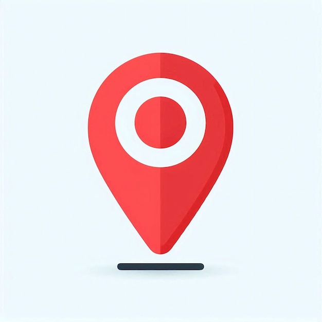 Map Pin Location pin location Icon on White Background