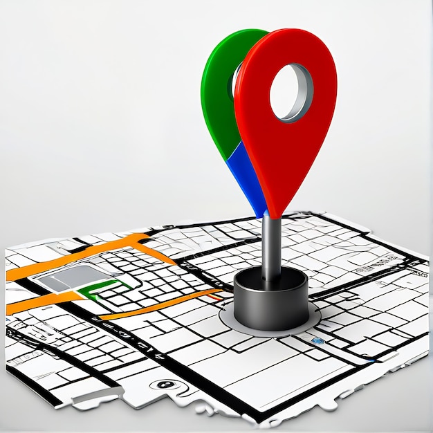 map pointers 3d gps icoon pin marker locatie