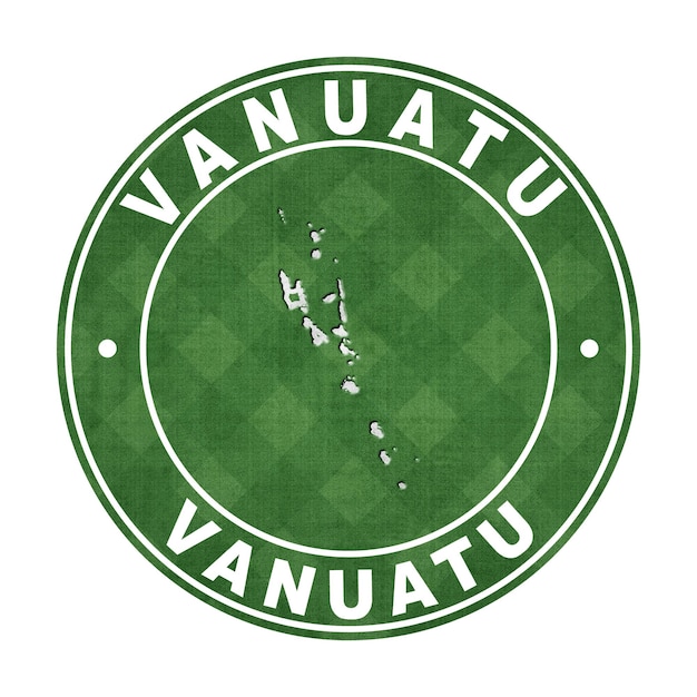 Map of Vanuatu Football Field Clipping Path