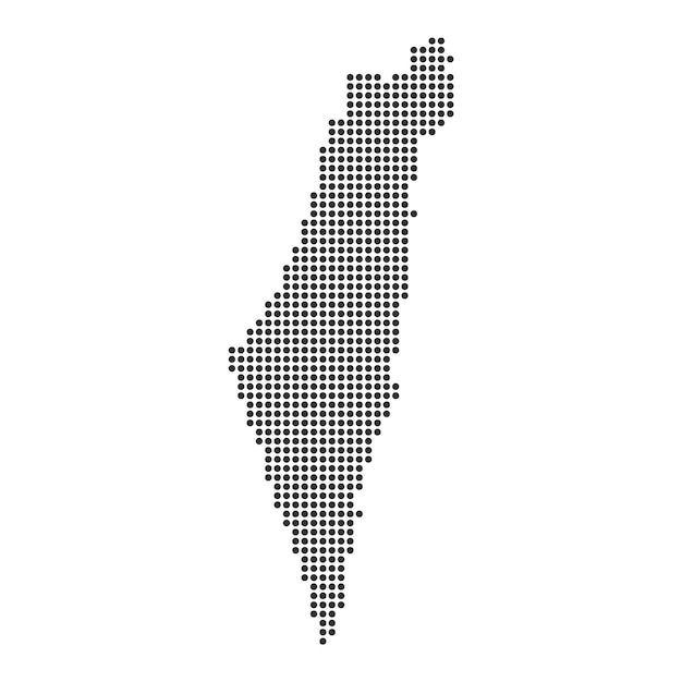 점이 있는 지도