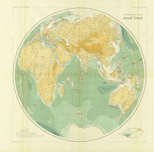 a map of the world with the name the world on it