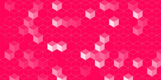 Mapattern Grid Pattern achtergrond 21 door RG DesignLab roze kubus patroon