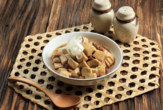 Mapo Tofu of Mapo Doufu Bean Curd Szechwan-stijl