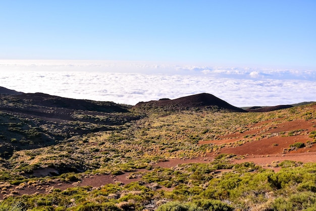 Mar de Nubes, Sea Cloud on the High Mountains Phenomenon in Tenerife, Canary Island