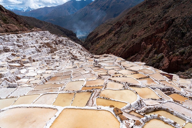 Maras salt mine in Cusco.