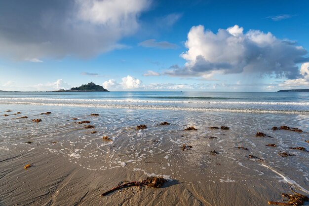 Marazion Beach in Cornwall