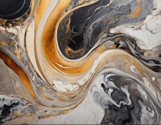 Marble abstract acrylic background Marbling artwork texture Agate ripple pattern ai generative